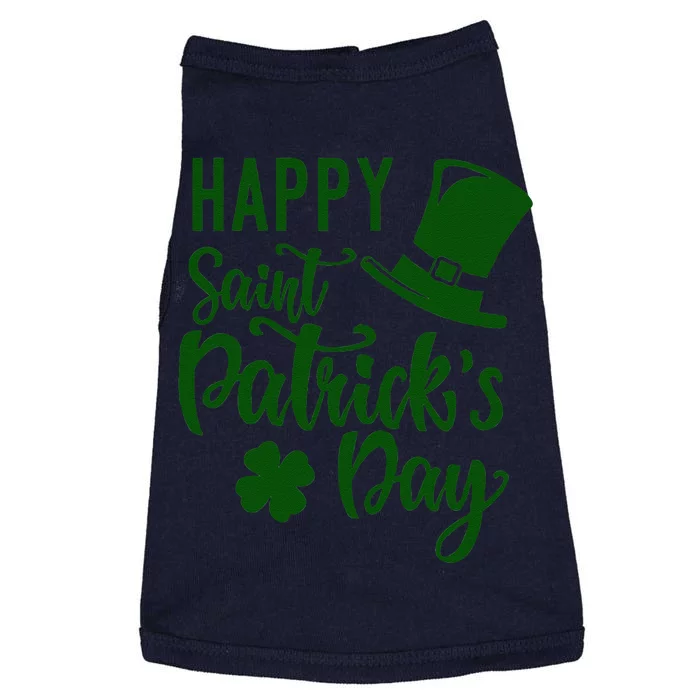 Happy Saint Patrick's Day Lucky Shamrock Irish Gift Doggie Tank