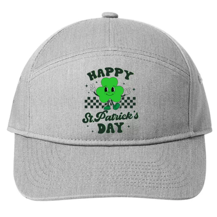 Happy St. Patrick's Day Funny Saint Patrick Irish 7-Panel Snapback Hat