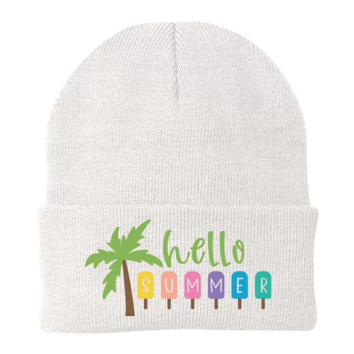 Hello Summer Popsicles Tropical Knit Cap Winter Beanie