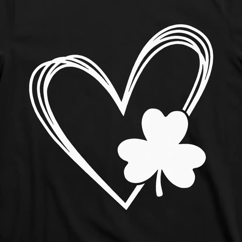 Heart St Patricks Day Shamrock Irish T-Shirt