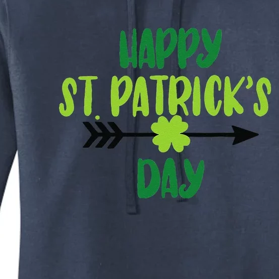 Happy Saint Patrick's Day Lucky Charm Paddy's Day March 17 Women's Pullover Hoodie