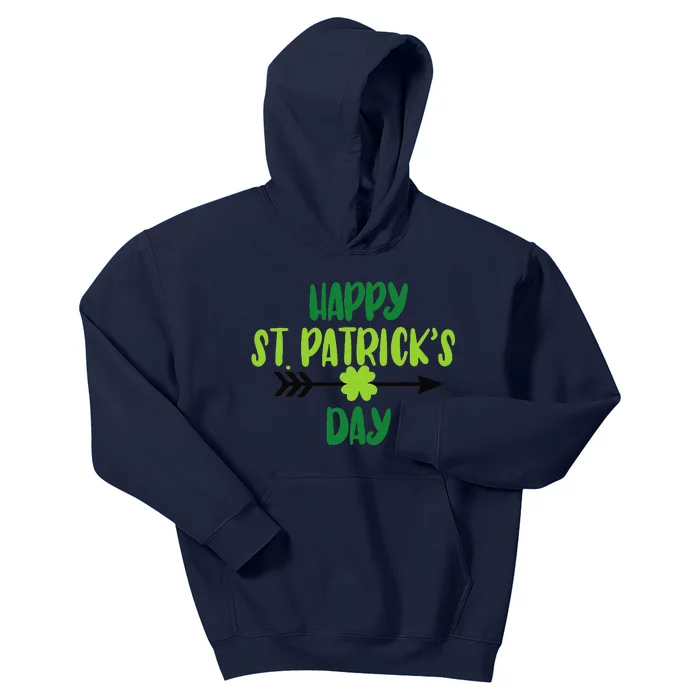 Happy Saint Patrick's Day Lucky Charm Paddy's Day March 17 Kids Hoodie