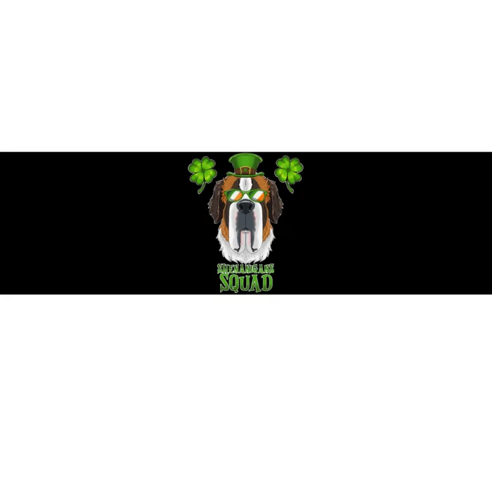 happy St. Patricks Day Bernard Shenanigans apparel Bumper Sticker