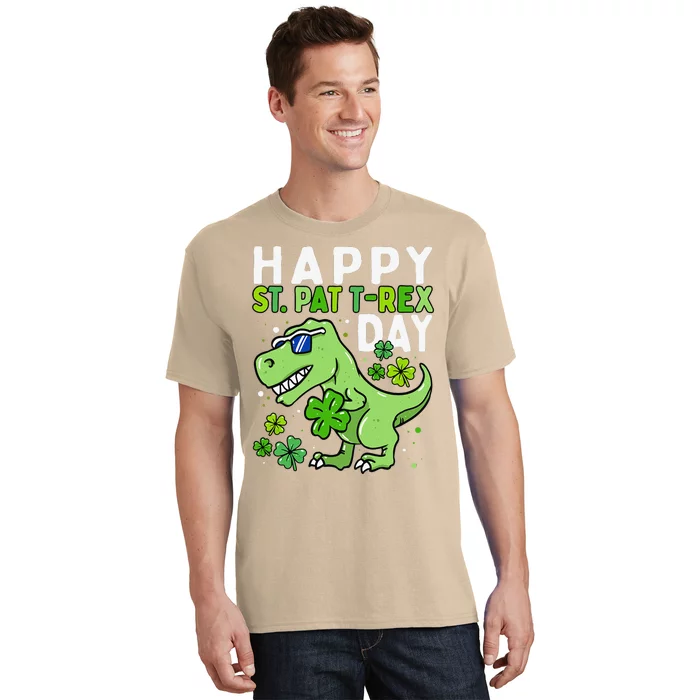 Happy St Pat Trex Day Dino St Patricks Day T-Shirt