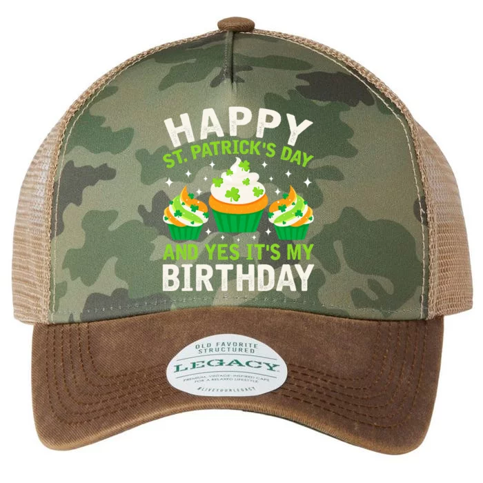 Happy St Patricks Day Birthday Saint Paddys Legacy Tie Dye Trucker Hat