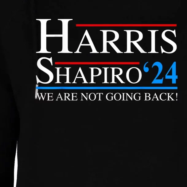 Harris Shapiro2024 President Kamala Harris 2024 Womens Funnel Neck Pullover Hood