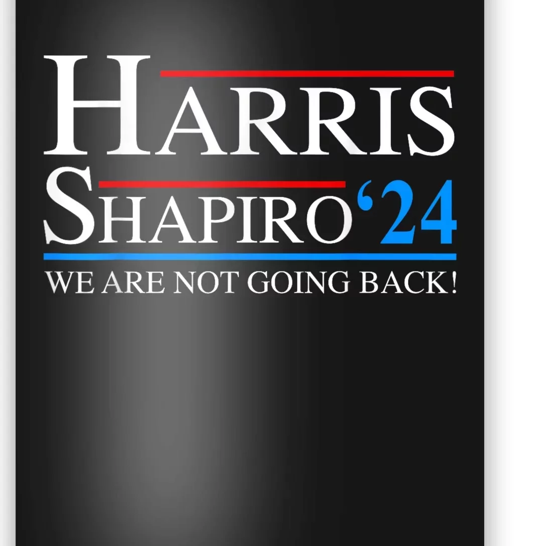 Harris Shapiro2024 President Kamala Harris 2024 Poster