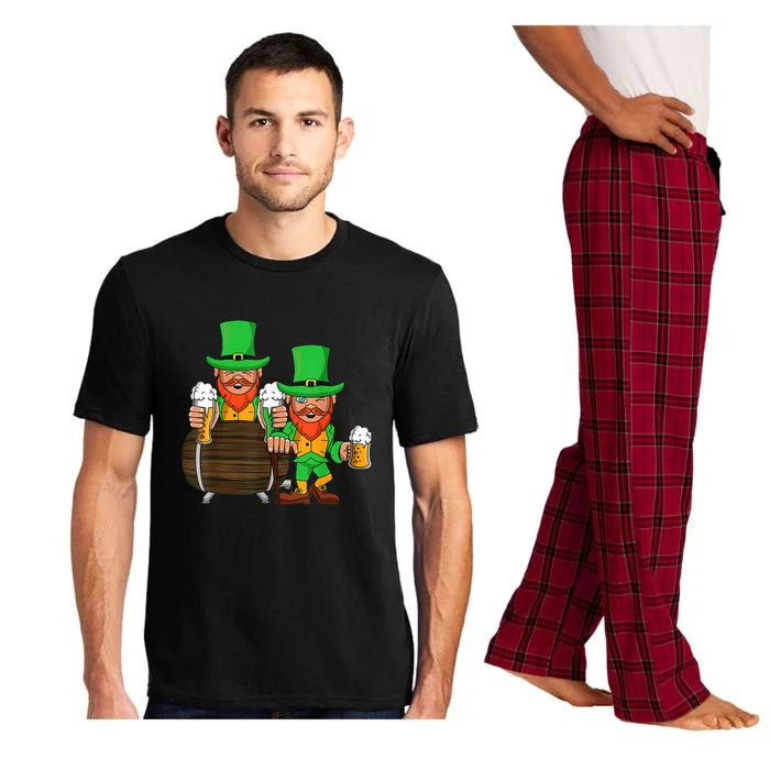 Happy Saint Patricks Day Shamrock Celebrating Essential Pajama Set