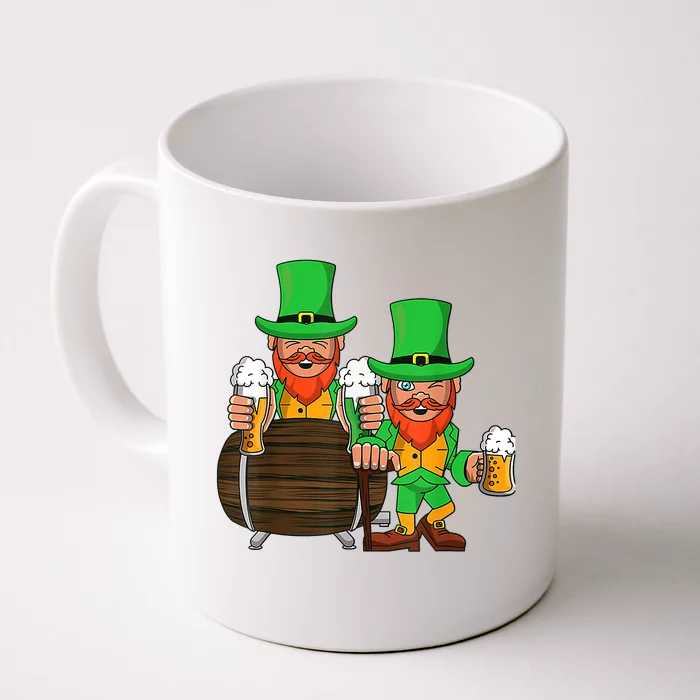 Happy Saint Patricks Day Shamrock Celebrating Essential Front & Back Coffee Mug