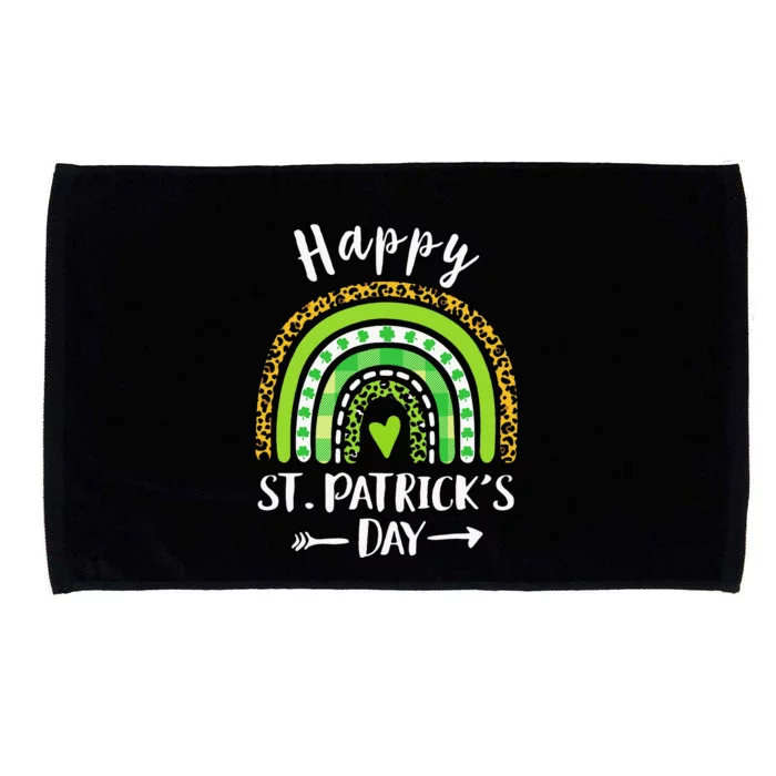 Happy St Patricks day wordart Microfiber Hand Towel