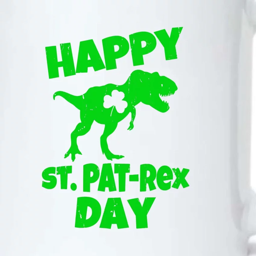 Happy St Pat Trex Day Dino St Patricks Day Black Color Changing Mug