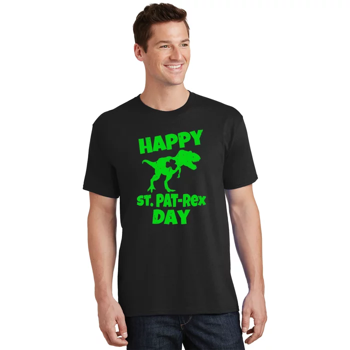 Happy St Pat Trex Day Dino St Patricks Day T-Shirt