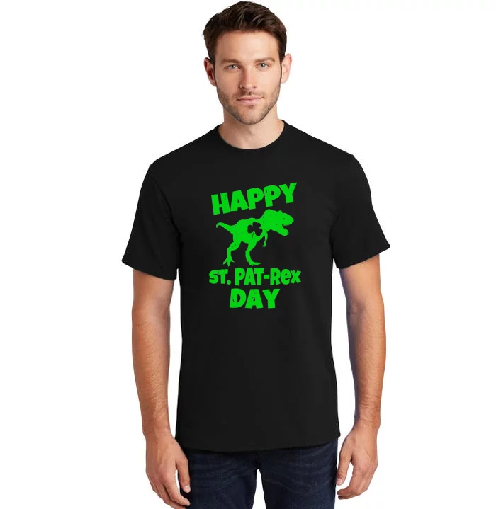 Happy St Pat Trex Day Dino St Patricks Day Tall T-Shirt