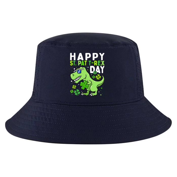 Happy St Pat Trex Day Dino St Patricks Day Boy Cool Comfort Performance Bucket Hat