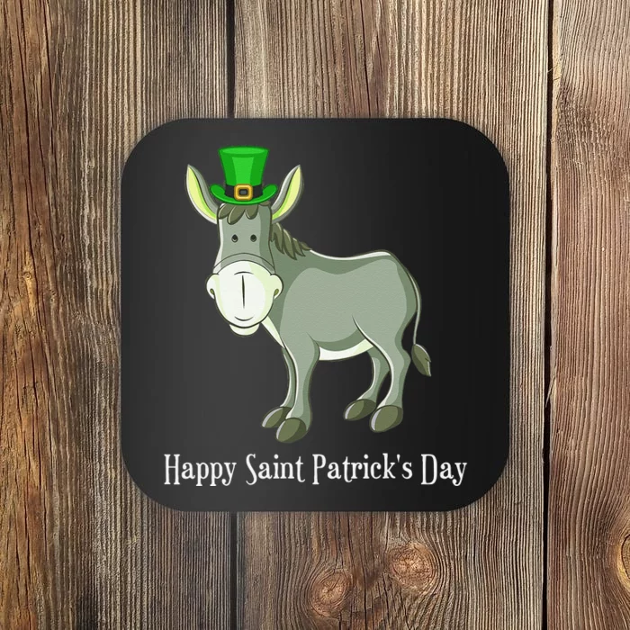 Happy Saint Patrick's Day For Cute Donkey Lover Coaster