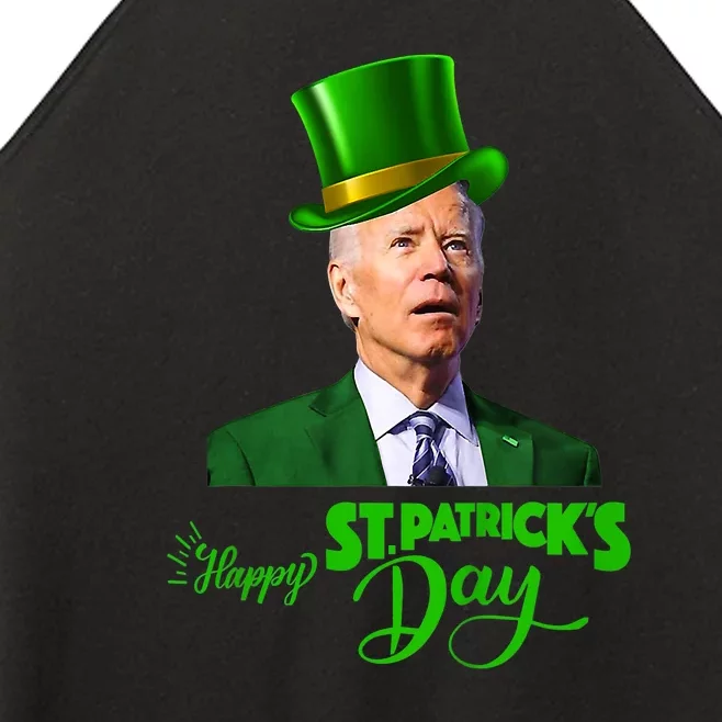 Happy St Patricks Day Leprechaun Joe Biden Tee For Men Women Women’s Perfect Tri Rocker Tank