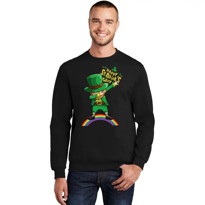 Happy Saint Patrick's Day Leprechaun Dab Sweatshirt