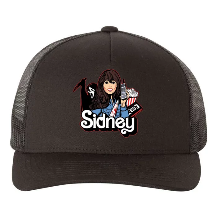 Hello Sidney Phone Call Scary Movie Yupoong Adult 5-Panel Trucker Hat