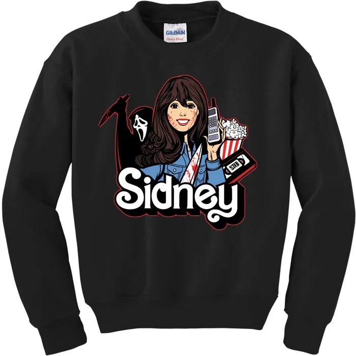 Hello Sidney Phone Call Scary Movie Kids Sweatshirt