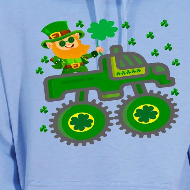 Happy St Patrick's Day Truck Gift Unisex Surf Hoodie