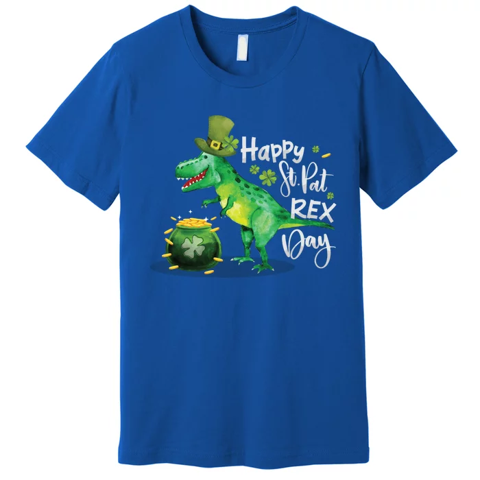 Happy St Pat Rex Day St Patrick's Day Dinosaur Gift Premium T-Shirt