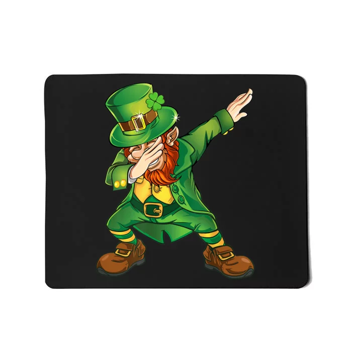 Happy St Patricks Day Dabbing Leprechaun Mousepad