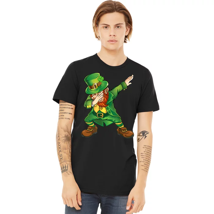 Happy St Patricks Day Dabbing Leprechaun Premium T-Shirt