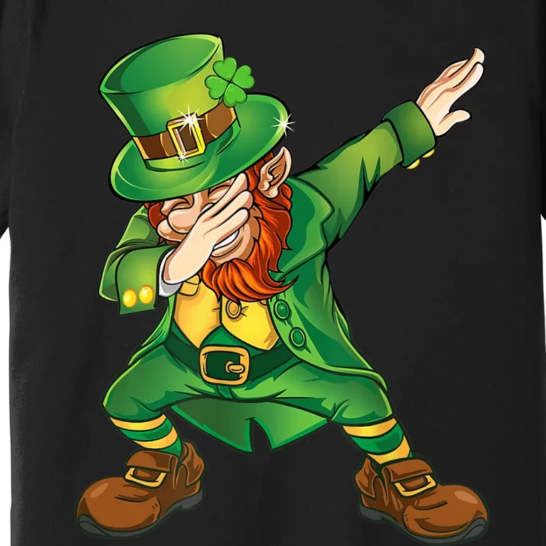 Happy St Patricks Day Dabbing Leprechaun Premium T-Shirt