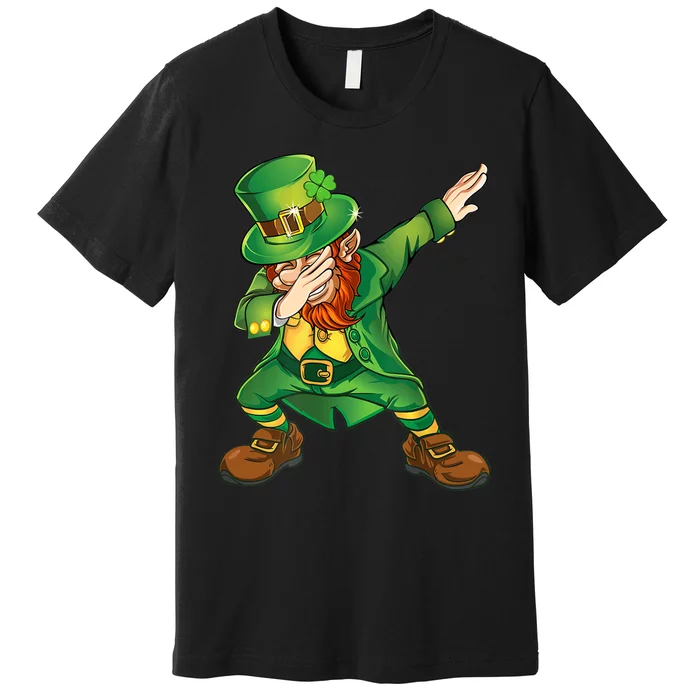 Happy St Patricks Day Dabbing Leprechaun Premium T-Shirt