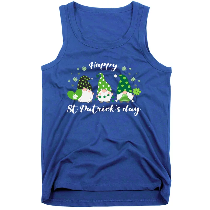 Happy St Patricks Day Green Gnome Irish Gift Tank Top