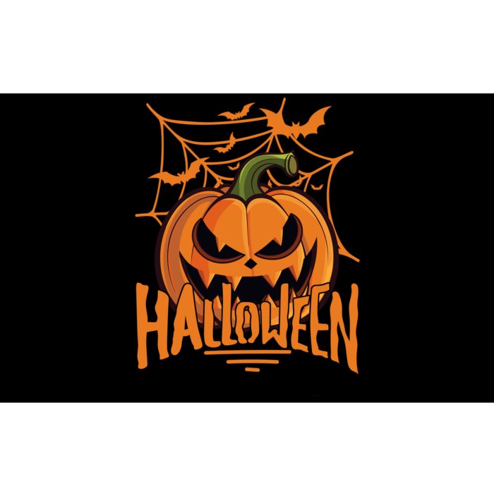 Halloween Spooky Pumpkin Bumper Sticker