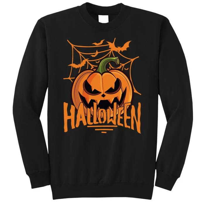 Halloween Spooky Pumpkin Tall Sweatshirt