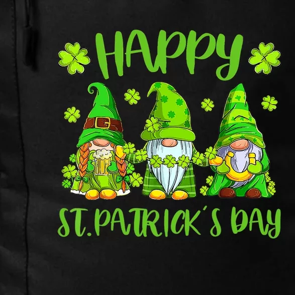 Happy St Patrick's Day Three Gnome Irish Shamrock Leprechaun Daily Commute Backpack