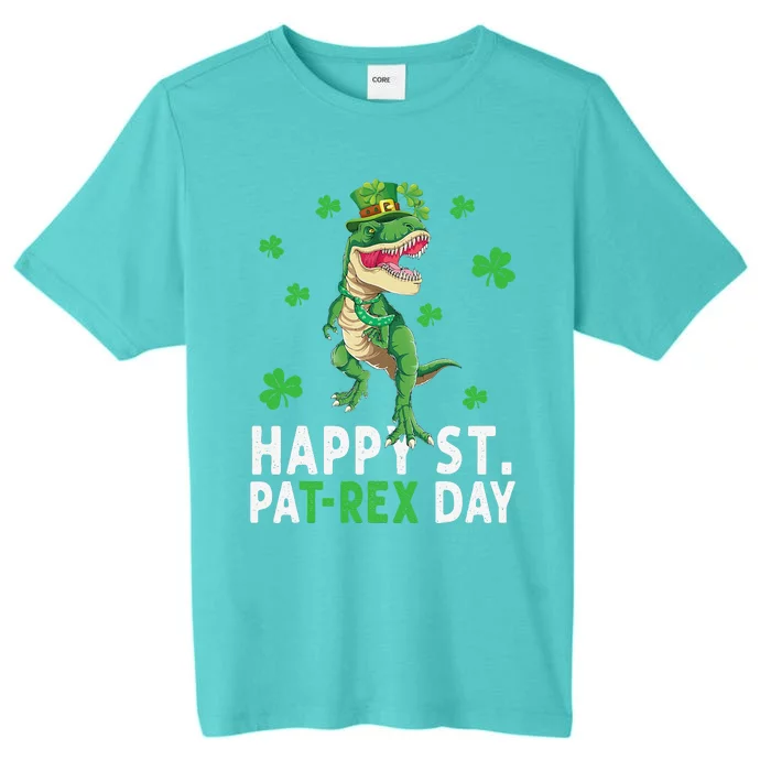 Happy St PatRex Saint Patrick's Day Dinosaurs ChromaSoft Performance T-Shirt