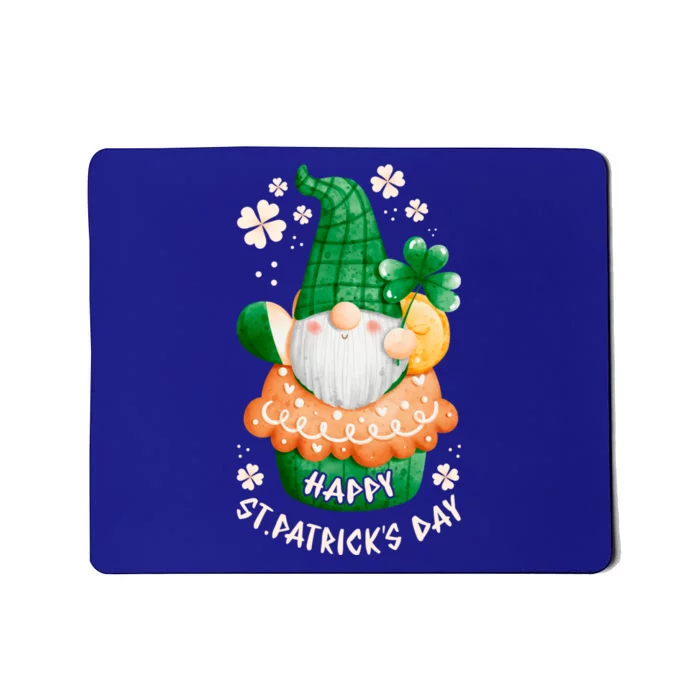 Happy St Patricks Day Little Gnome In Muffin Great Gift Mousepad