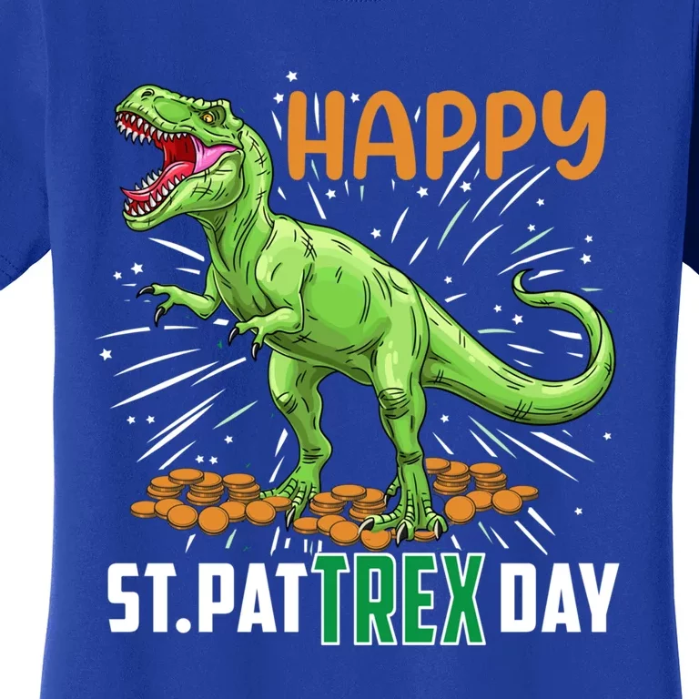 Happy St Pattrex Funny Dinosaur St Patrick's Day Theme Meaningful Gift Women's T-Shirt