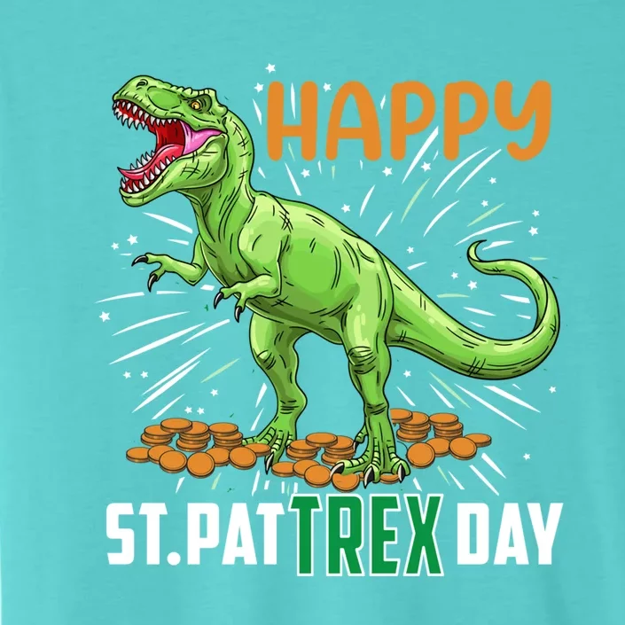 Happy St Pattrex Funny Dinosaur St Patrick's Day Theme Meaningful Gift ChromaSoft Performance T-Shirt