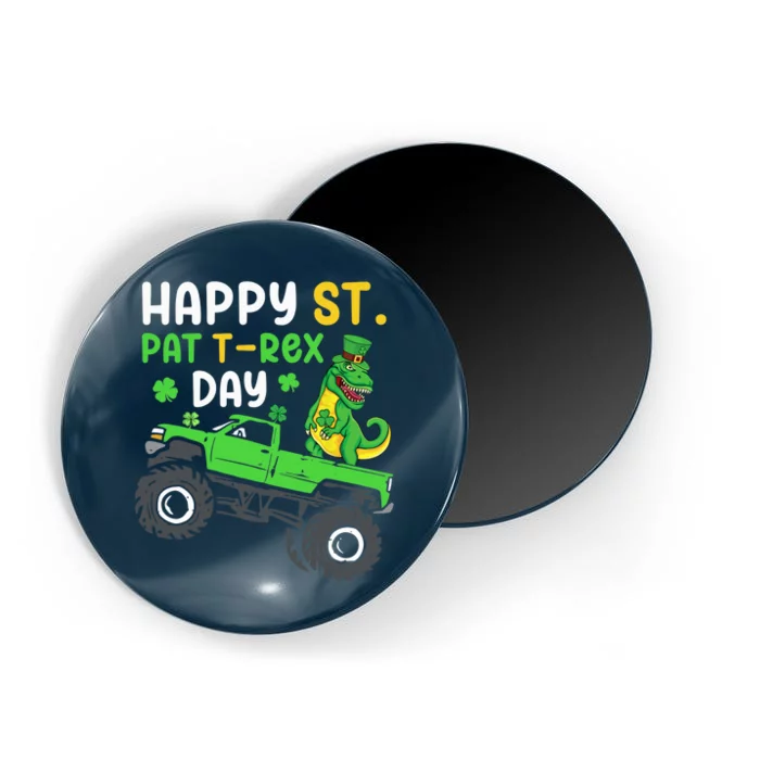 Happy St Pat Trex Day Boy St Patrick's Day Trex Magnet