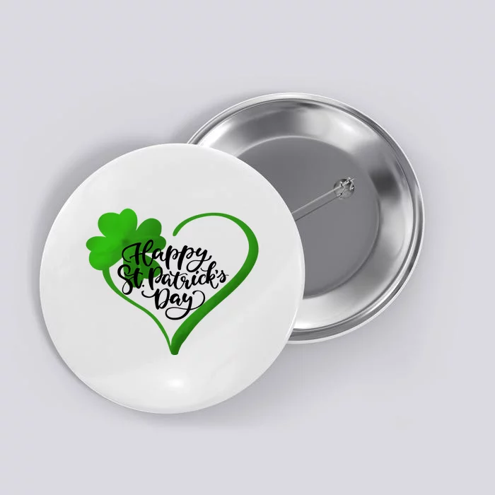 Happy St. Patrick's Day Funny Saint Patrick Irish Girl Boy Button