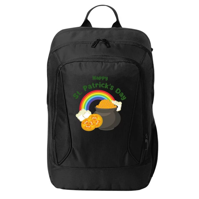 Happy St. Patrick's Day Funny Saint Patrick Irish Girl Boy City Backpack