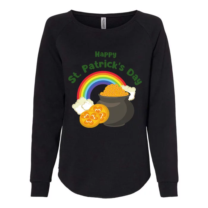 Happy St. Patrick's Day Funny Saint Patrick Irish Girl Boy Womens California Wash Sweatshirt