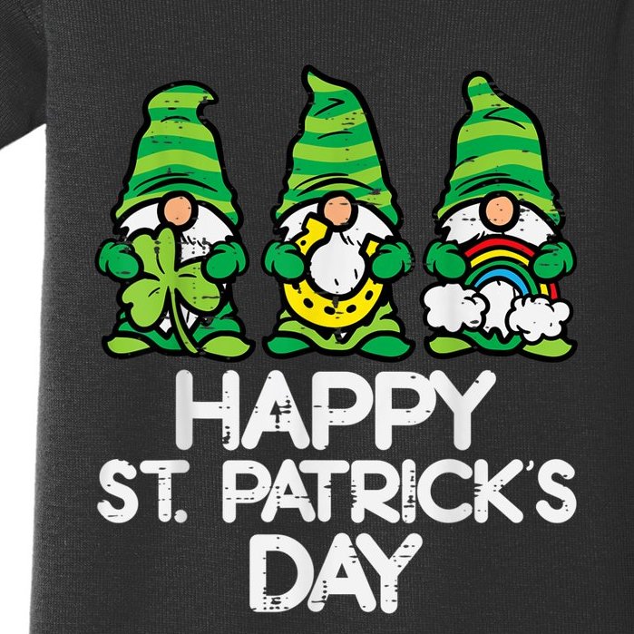 Happy St Patricks Day, St Patricks Day, Funny St Patricks Day, St Patricks Day Gnomes Baby Bodysuit