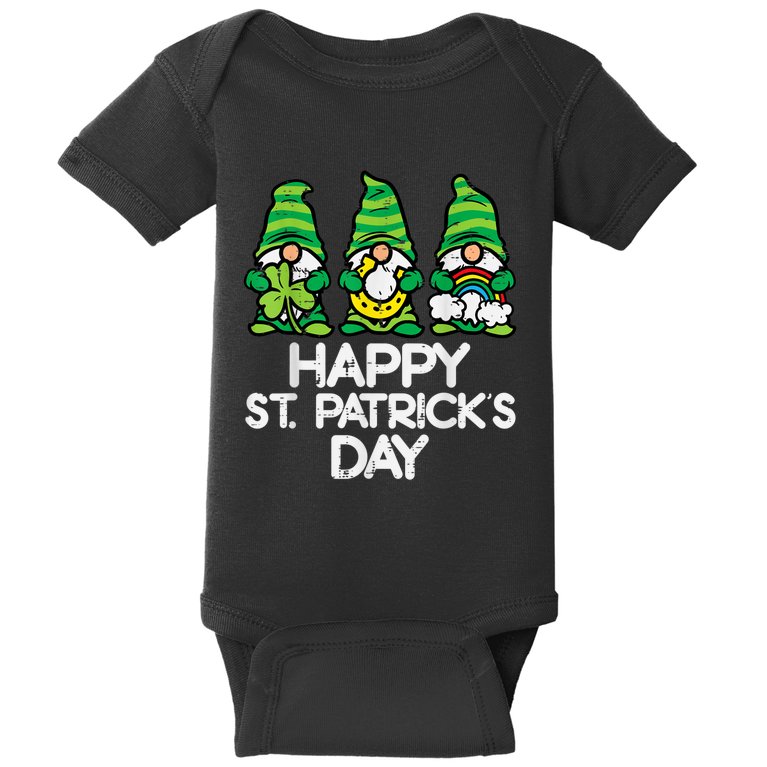 Happy St Patricks Day, St Patricks Day, Funny St Patricks Day, St Patricks Day Gnomes Baby Bodysuit