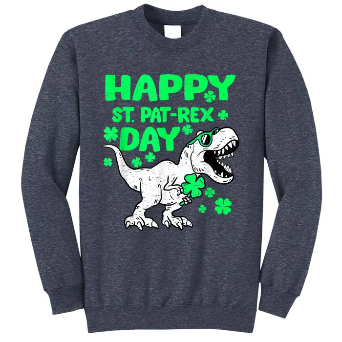 Happy St PaT Rex Dinosaur Saint Patrick's Day Sweatshirt