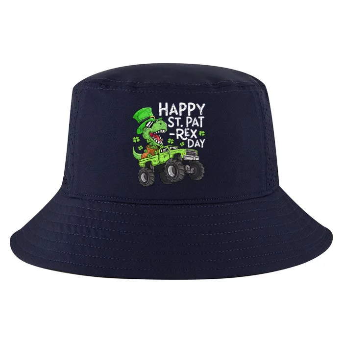 Happy St PatRex Day St Patricks Day Dinosaur Monster Truck Cool Comfort Performance Bucket Hat