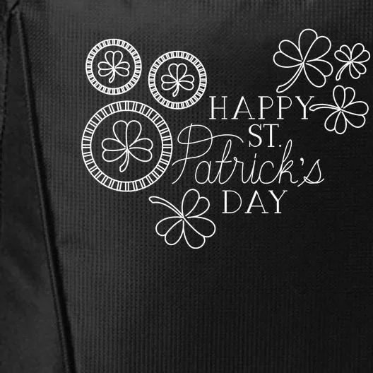 Happy St Patrick's Day Holiday Gift City Backpack