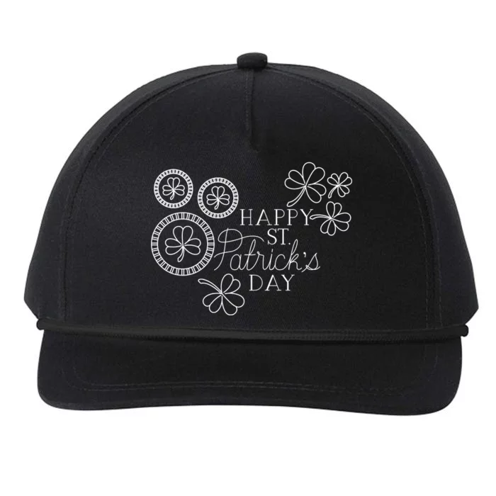 Happy St Patrick's Day Holiday Gift Snapback Five-Panel Rope Hat