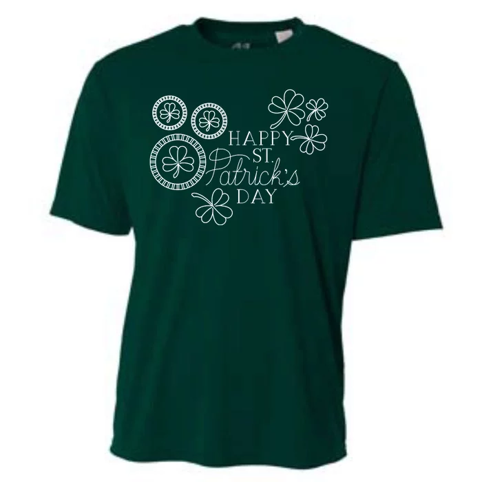 Happy St Patrick's Day Holiday Gift Cooling Performance Crew T-Shirt