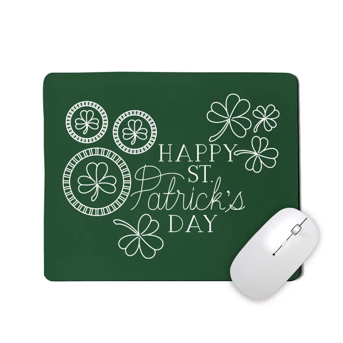 Happy St Patrick's Day Holiday Gift Mousepad