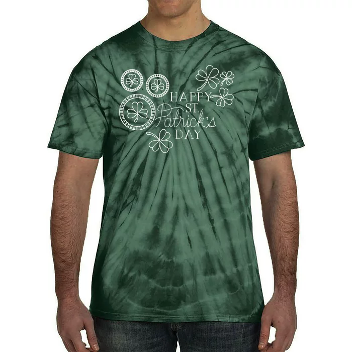 Happy St Patrick's Day Holiday Gift Tie-Dye T-Shirt